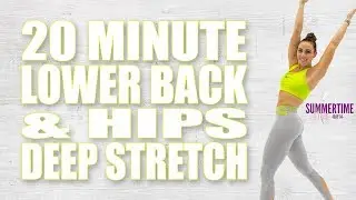20 Minute Deep Stretch for Hips and Lower Back | Sydney Cummings