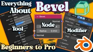 How to Bevel in Blender 4.1 for Beginners | blender tutorial | BLENDER BASICS