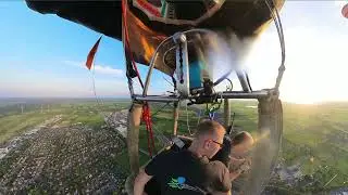 FLYING WITH THE JAGERMEISTER HOT AIR BALLOON ABOVE STAPHORST #jägermeister #hotairballoons