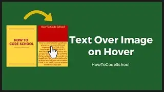 Text Over Image Effect (On Hover)