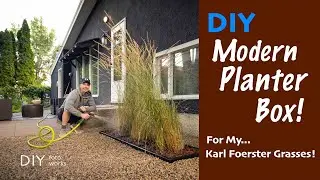 DIY Modern Planter Box Build   4K