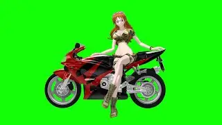 ONE PIECE NAMI RACE ❤️ ❤️ ❤️ || GREEN SCREEN || MMD
