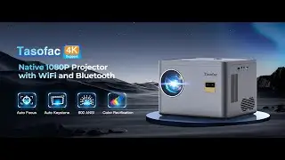 Tasofac 4K Projector with WiFi and Bluetooth/Highlight