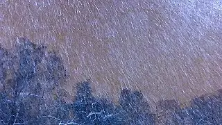 Снегопад, Метель, Хлопья Снега, Красивый Снегопад, Снег Падает. Снег Красиво Кружится. Футажи Снег