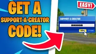 How To Get A Support-A-Creator Code In Fortnite! (simple & easiest method!)