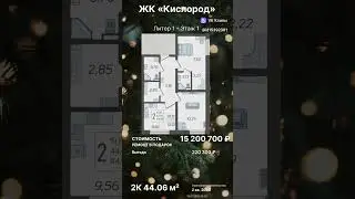 ЖК Кислород От 7,200,000 ( от ЗАСТРОЙЩИКА AVA Group)