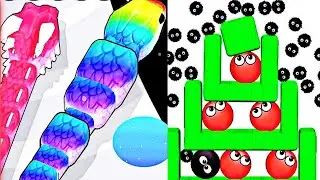 Hide Balls Brain VS Snake Clash Mastering the Serpentine || Challenge Gameplay