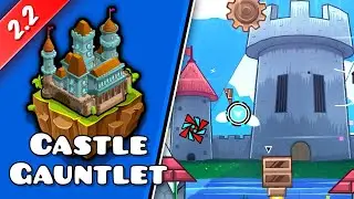 "Castle Gauntlet" All Levels 100% Complete (All Coins) – Geometry Dash 2.2