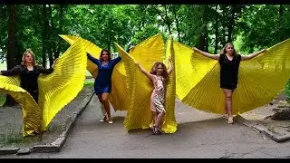 Восточный танец с крыльями 
