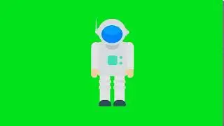 Astronaut  green screen