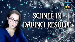 Wie du Schnee im Video reinmachen kannst mit DaVinci Resolve 17 - Fusion Tutorial [DEUTSCH]