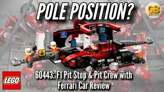 LEGO F1 Pit Stop & Pit Crew with Ferrari Car (60443) Review