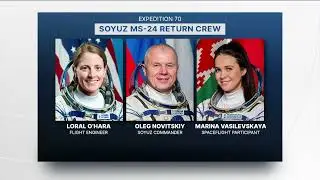 NASA Astronaut Loral O'Hara Returns Home to Earth Part 1   April 6, 2024