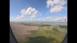 Заход на посадку в Калининграде. Видео обалденного качества. Август, 2023