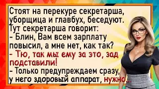 Секретарша на карачках просит повышение! Сборник свежих анекдотов! Юмор!