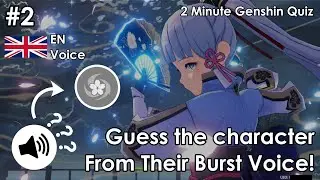 Guess This Character by Their Voiceline! - Genshin Impact Quiz eps. 2