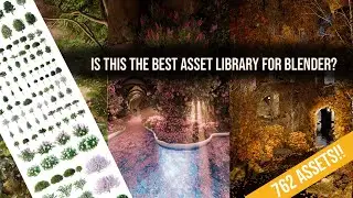 Amazing Trees in Blender | New Asset Library from 3D Shaker