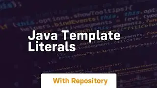 java template literals