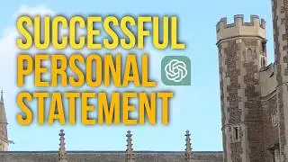 Killer personal statement for computer science using chatgpt (not!)