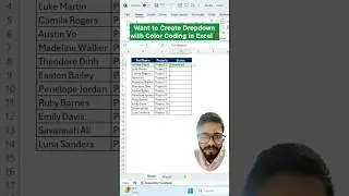 Don't Create Simple Dropdown in Excel‼️Instead Use Color Coding Dropdown 
