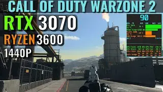 Call of Duty: Warzone 2 - RTX 3070 - Ryzen 5 3600 - BR Benchmark - 1440p