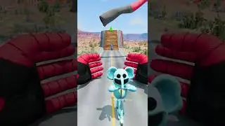 Skibidi Toilets, Freddy & Smiling Critters Going to Spiderman Hands & Leg Trap Crush – BeamNG.drive