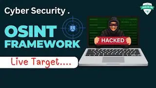 How to Use OSINT Framework for Cybersecurity and Investigations (HINDI LIVE)