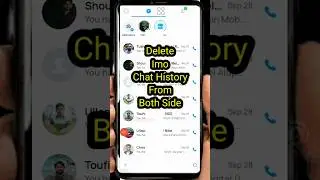 How to CLEAR imo chat history from both sides | 2024 Update 