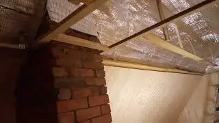 Обшиваю утепленную мансарду вагонкой и подвожу на нее электричество