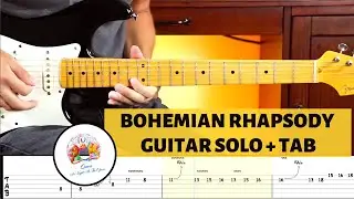 Bohemian Rhapsody - Queen - Guitar Solo + TAB - Playthrough/Cover