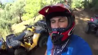 Турция . Camyuva . Поездка на квадроциклах . Памуккале . Часть 3 .