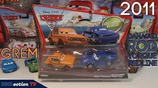 Grem & Damaged Rod Torque Redline Cars 2 Movie Moments