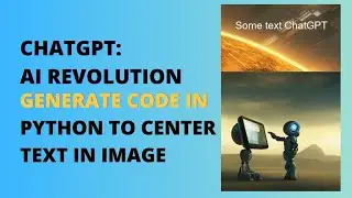 Generate code with ChatGPT in Python to Add Text Over An Image centered