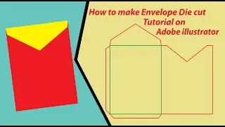 How to make Envelope Die Cut / Dieline Tutorial on Adobe Illustrator