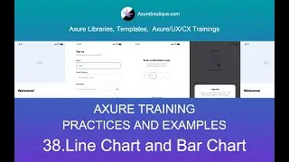 Axure Tutorial-Practices and Examples: 38.Line chart and bar chart