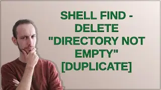 Unix: shell find -delete 