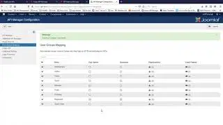 How to limit access user group mapping