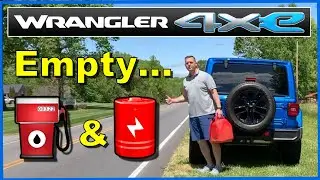 Empty... on Gas and Battery 2021 Jeep wrangler 4xe