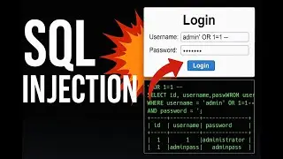 How I hacked this website and logged in using SQL Injection?!