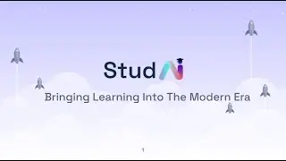 StudAI | TOHacks 2021
