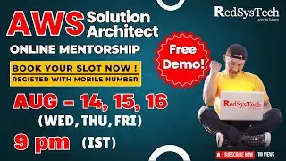 AWS free training | AWS - Solution Architect Associate | Free Demo Class (2024) | RedSysTech