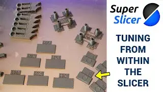 Superslicer in built calibration guide for better 3D prints