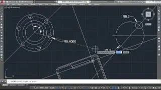 007_1 (DRAW TOOL) (XL) XLINE COMMAND, XLINE OPTION'S USES, Bisect, Ang & Reference, Offset & Through