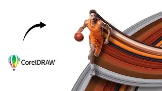 How to stretch effect in CorelDRAW - graphic designing for beginners