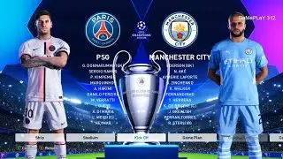 PES 2021 - PSG vs Manchester City - UEFA Champions League [UCL] 2021/2022 - Messi vs Man City