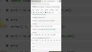 Insert and concatenate in Numpy using Python