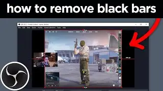 how to remove black bars in OBS - full guide