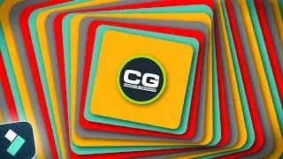 Filmora 13 | *Colorful* Stacked Shape Animation