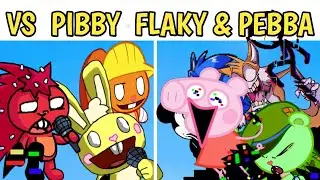 Friday Night Funkin' VS New Corrupted Peppa & Flaky | Come and Learn with Pibby!