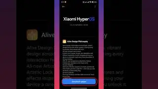 Xiaomi hyperos 2.0 Update 